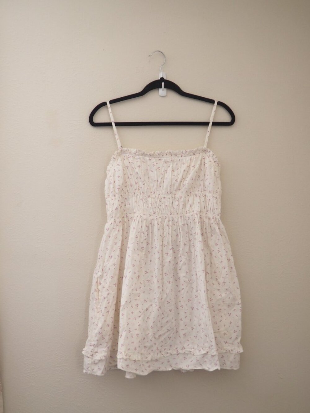 NWT Free People Ivory Combo Gabby Floral Mini Dress sz S - Picture 4 of 8